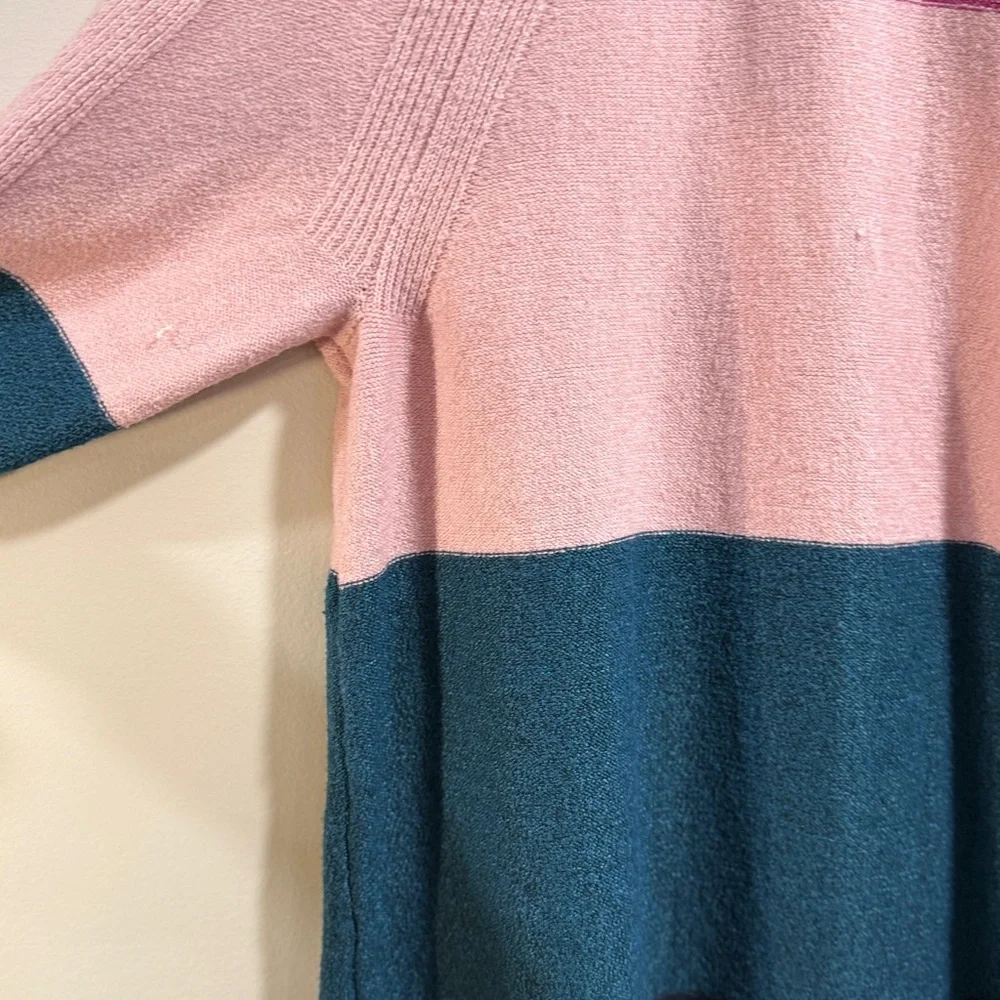 Lane Bryant Women's Multicolor Striped‎ Turtleneck Sweater Size 14/16 - Picture 2 of 10